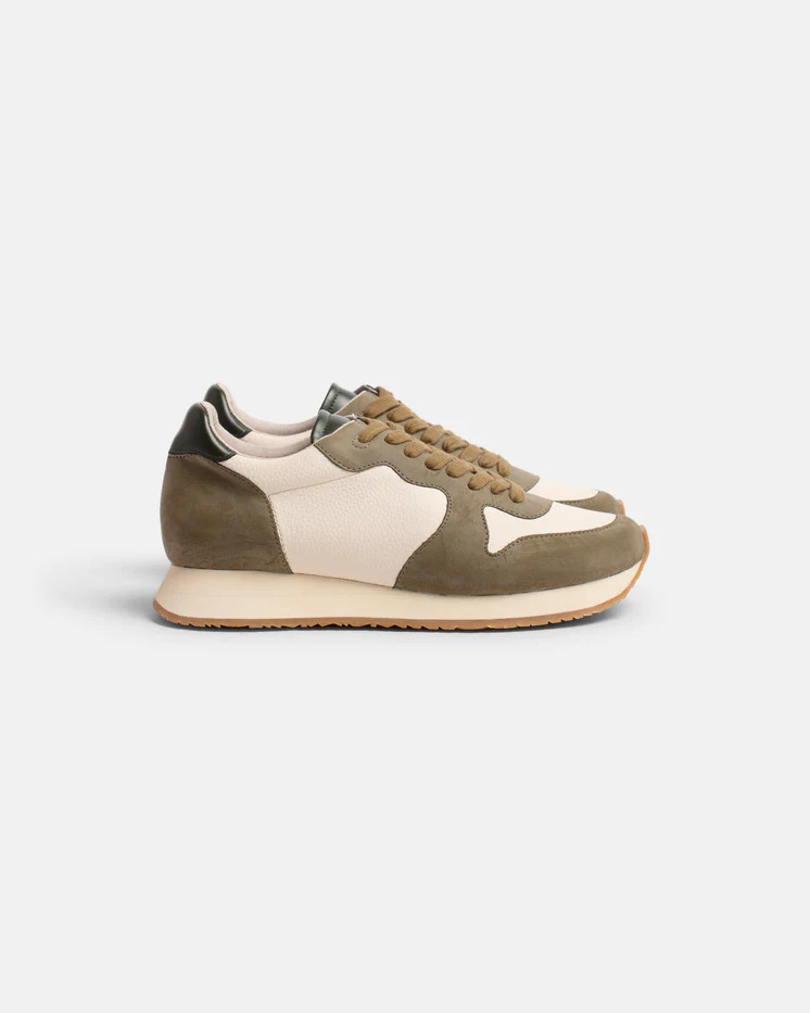 Walnut Grand Sneaker - Olive