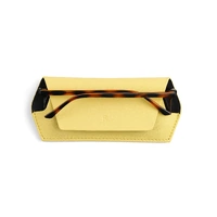 Fox And Leo Slimline Glasses Case - Yellow