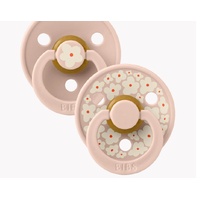 Bibs Studio Colour Pacifier pack 2 Size 1 - Jasmine Blush Mix
