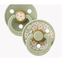 Bibs Studio Colour Pacifier Pack 2 Size 2 - Jasmine Sage Mix