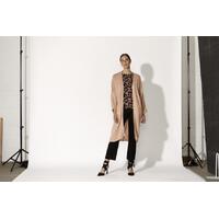 Fate+Becker-La Haine Cardigan-Apricot