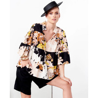 Fate+Becker Secret Life Top - Shadow Floral
