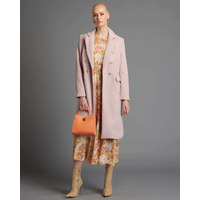 Fate+Becker Lonely Hearts Military Coat - Pink