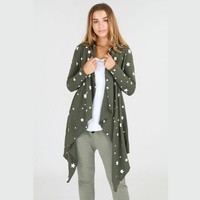Sat+Sun-Galaxy Star Cardi-Khaki