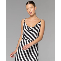 Fate+Becker Wonderland Cami - Black White Stripe