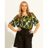 Fate+Becker Storyteller Shell Top - Leaf