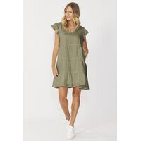 Sass Eadie Dress - Khaki