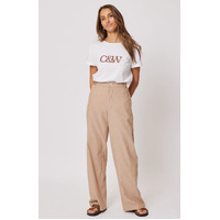Cartel & Willow Lucia Trouser - Almond Chambray