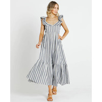 Sass Marleigh Midi Dress - Stripe