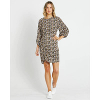 Sass Celina Dress - Black Ditsy