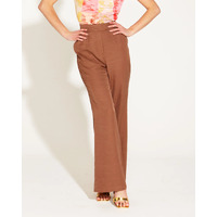 Fate+Becker One and Only High Waisted Flared Pant - Mocha
