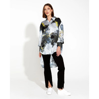 Fate+Becker Transfixed Oversized Shirt - Marble