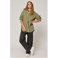 Cartel & Willow Tamika Shirt - Khaki