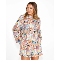 Sass Bridie Shirt - Patchwork Floral