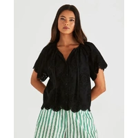 Sass Ani Blouse - Black