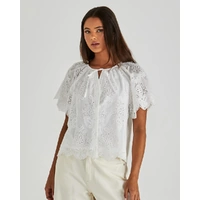 Sass Ani Blouse - White