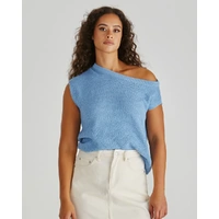 Sass Jaci Knit Top - Blue