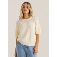 Sass Cherri Tee - Cream