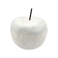 Madras Link Airlie Apple Ornament 11.7x10.5cm - Ivory