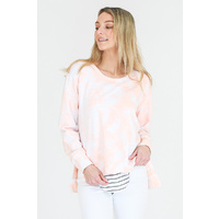 3rd Story-Ulverstone Tie Dye Sweater-Papaya