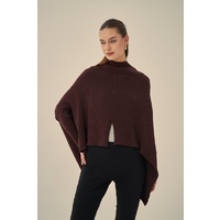 Tirelli-Split Front Knit-Dark Mocha