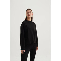 Tirelli Relaxed High Neck Knit - Black