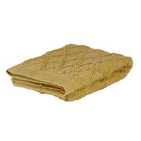 Madras Link Otway Throw Rug - Mustard