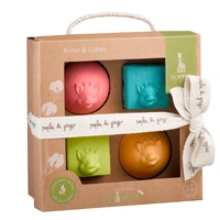 Sophie La Giraffe So Pure 2 Balls 2 Cubes