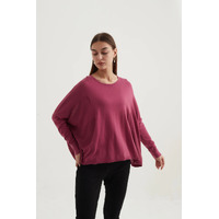 Tirelli Boxy Jacquared Knit - Fushia
