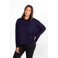 Tirelli Boxy Jacquared Knit - Navy