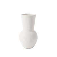 Madras Link Textured Fluted Natural Clay Vase