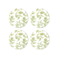 Madras Link Riviera Round Coaster Set 4 - Green