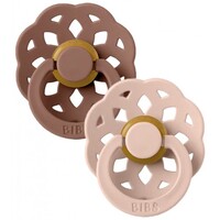 Bibs Boheme Pacifier Size 1 - Woodchuck/Blush