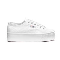 Superga 2790 Cotw Linea Up and Down Platform - White