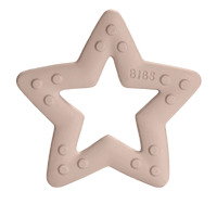 Bibs Baby Bitie Teething Star - Blush