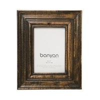 Banyan Zulu Carved Photo Frame Natural 5x7
