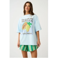 Cartel & Willow Jeana Tee - Papaya