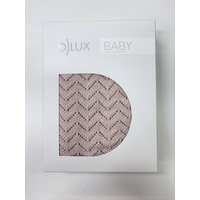 DLUX Mica Chevron Pointelle Blanket - Shell