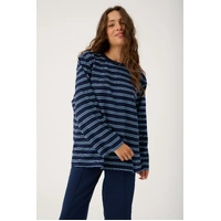 Cartel + Willow Harley Long Sleeve - Navy Stripe