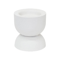 j.elliot Amira Candle Holder Small - White