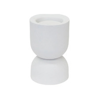 j.elliot Amira Candle Holder Large - White