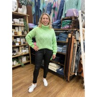 Italian Star Candy Roll Neck Jumper - Mint