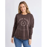 Foxwood Medalion Crew - Coffee Bean