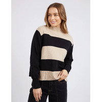 Foxwood Canterbury Knit - Tan & Black Stripe