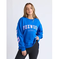 Foxwood Interval Crew - Cobalt/Neon Pink