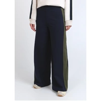 Foxwood Juno Pant - Navy with Green