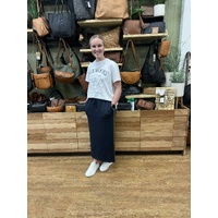 Foxwood Juno Skirt - Navy with Green