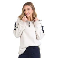 Foxwood Knit Collar Crew - Bone