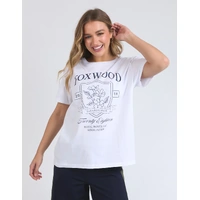 Foxwood Royal Botanical Tee - White