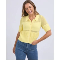 Foxwood Trevi Knit Top - Lemon